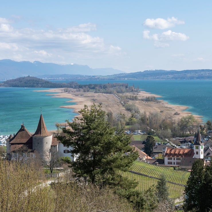L'île Saint-Pierre, près du lac de Bienne.