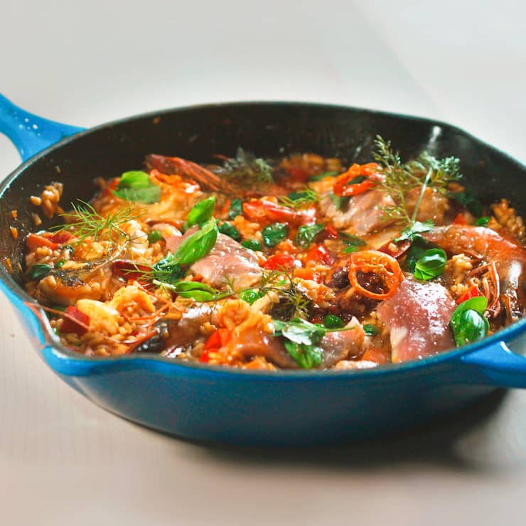 La paella d’Andreas Caminada