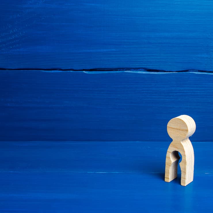 Illustration symbolique de la dépression post-partum