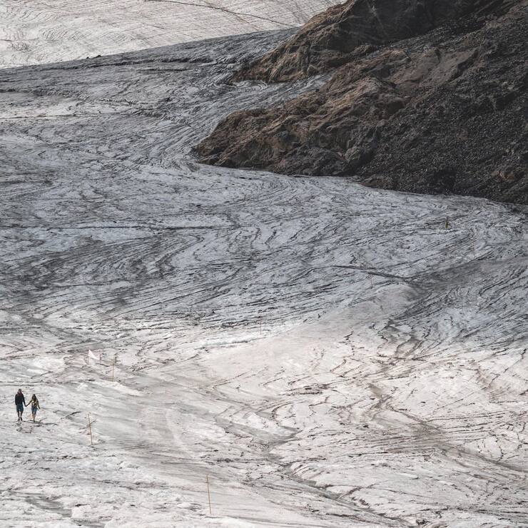 Fonte des glaciers en Suisse