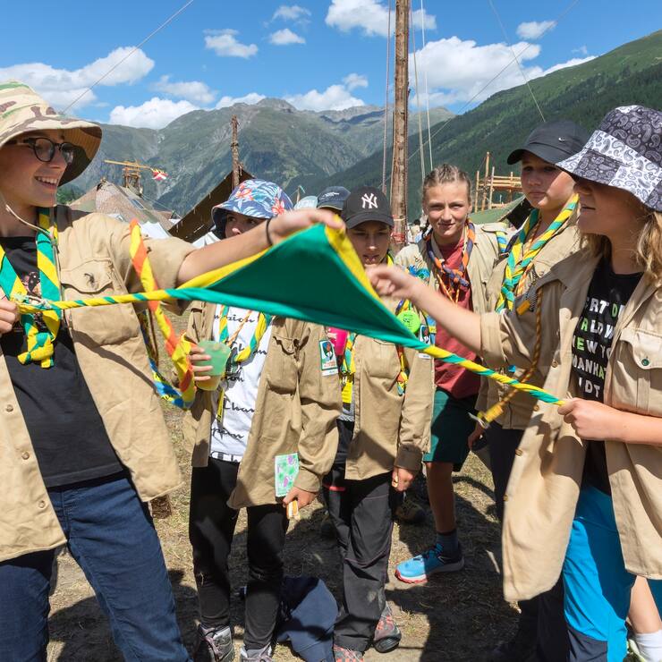 Le camp fédéral scout dans la Vallée de Conches