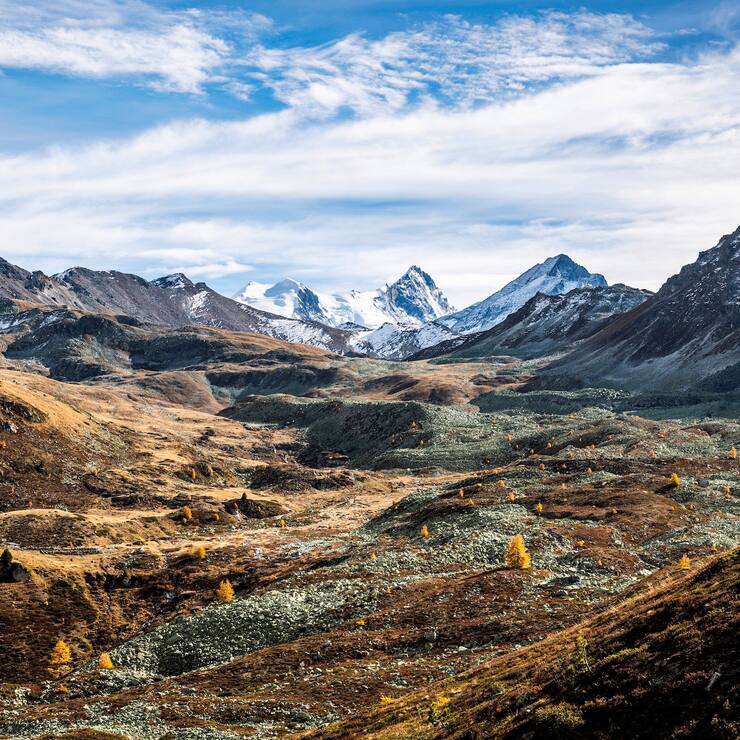 Valais central, Haut-Valais et Bas-Valais