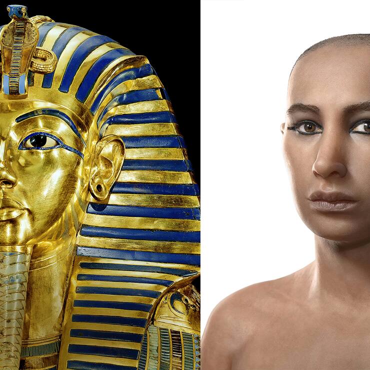 Toutankhamon Masque funéraire en or