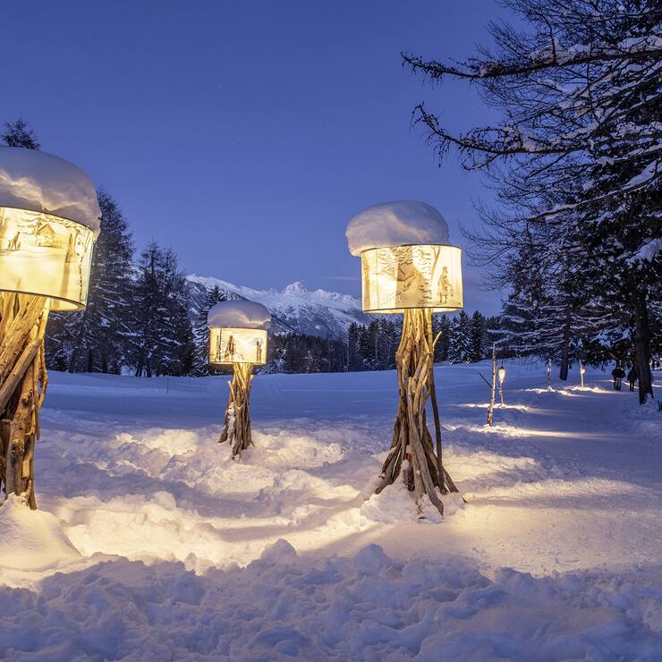 Chemin des Lanternes à Crans-Montana