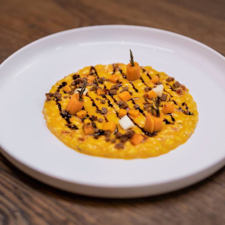 Risotto à la courge et au taleggio