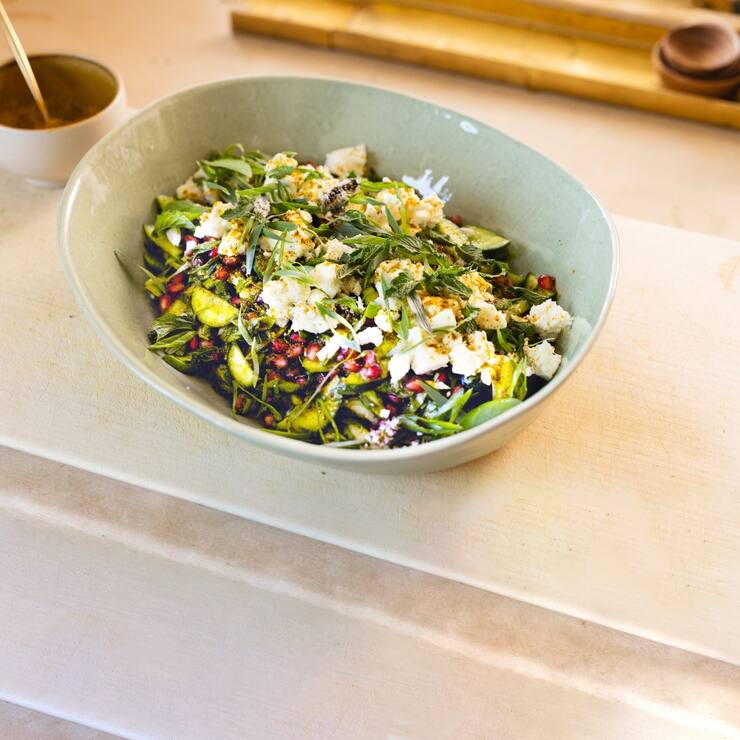 Salade concombre et feta