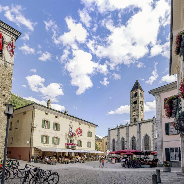 Village Grisons en été 