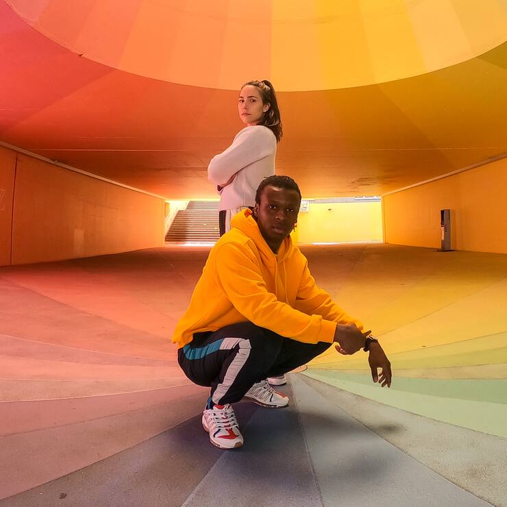 Le duo de danseurs Fana 