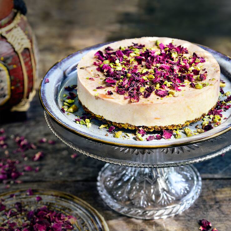 Bavarois aux pêches
