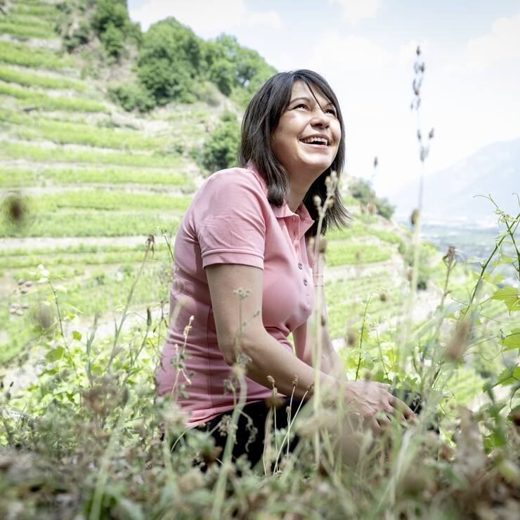 Valentina Andrei, vigneronne à Saillon VS