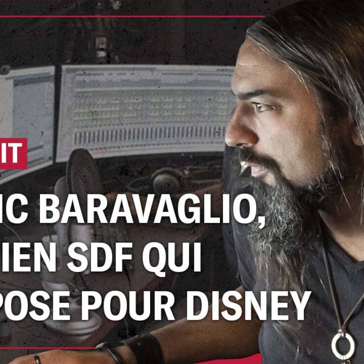 Cédric Baravaglio dans son studio à Lutry