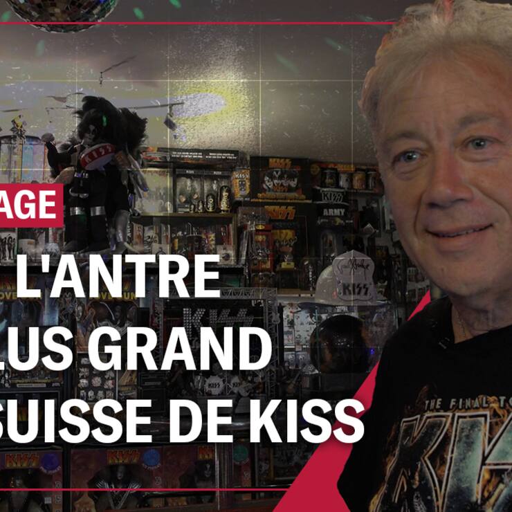 Dans l'antre du plus grand fan suisse de Kiss