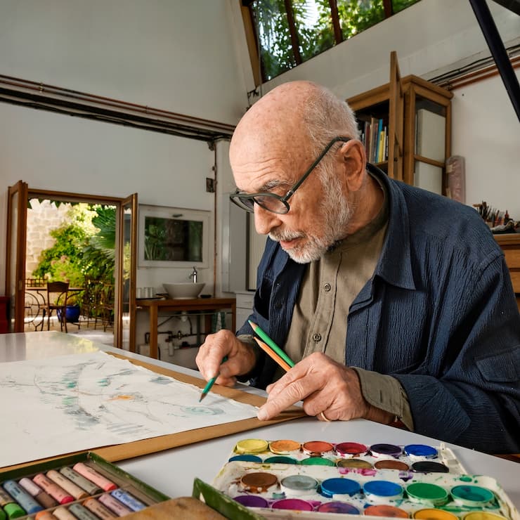 Le photographe et graphiste Peter Knapp