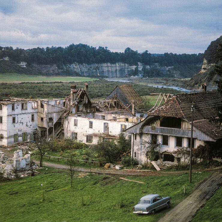 Bad Bonn dynamité par l'armée en 1963