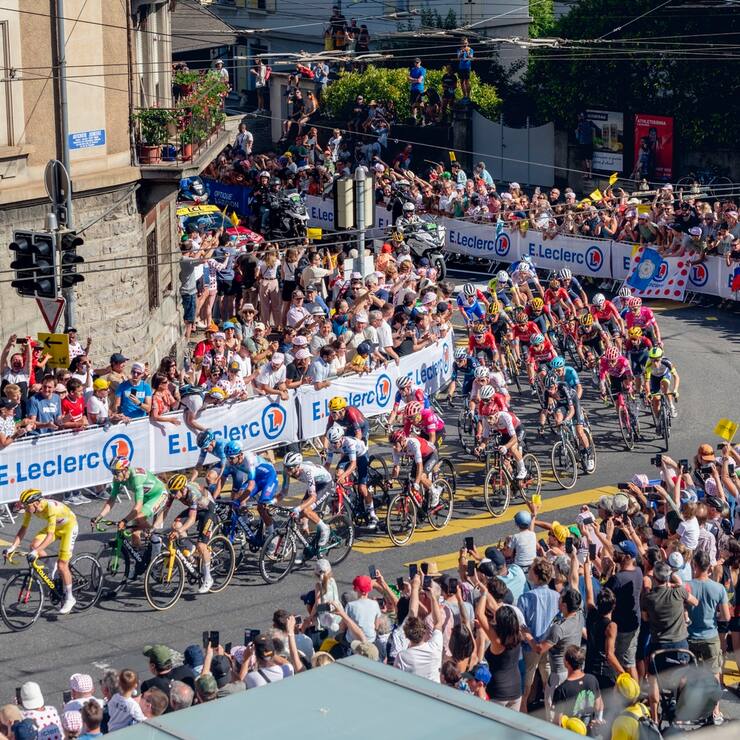 Le tour de France à Lausanne, le 9 juillet 2022