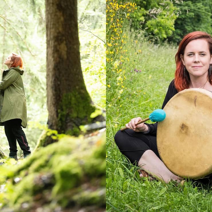 Joëlle Chautems, l'animatrice de notre atelier «bain de forêt» du 6 juillet