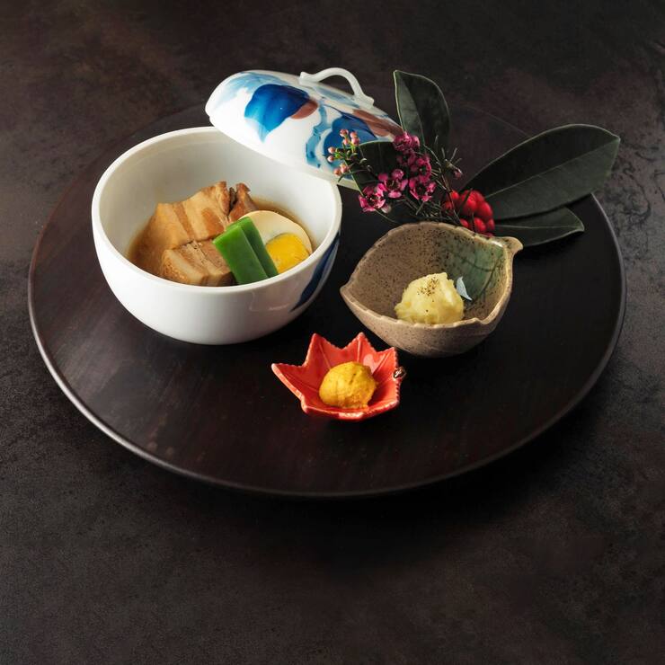 Poitrine de porc braisée à la japonaise