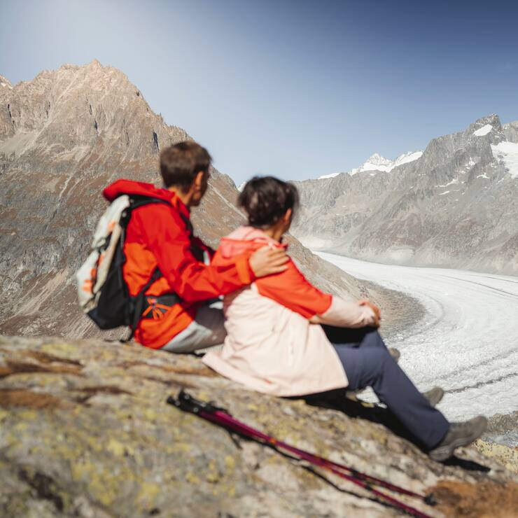 Herbstwanderung am Grossen Aletschgletscher
