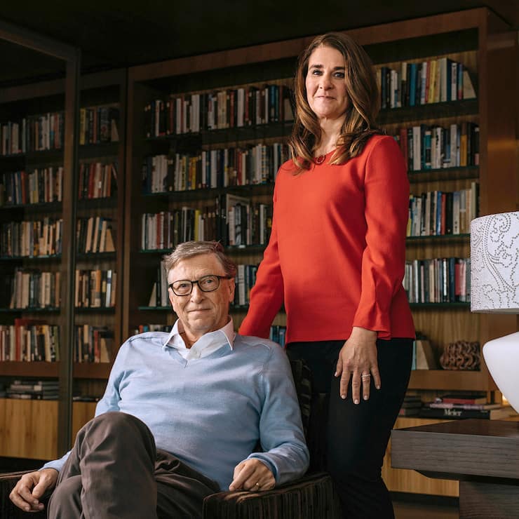 Bill and Melinda Gates à Kirkland (Washington) en février 2018.