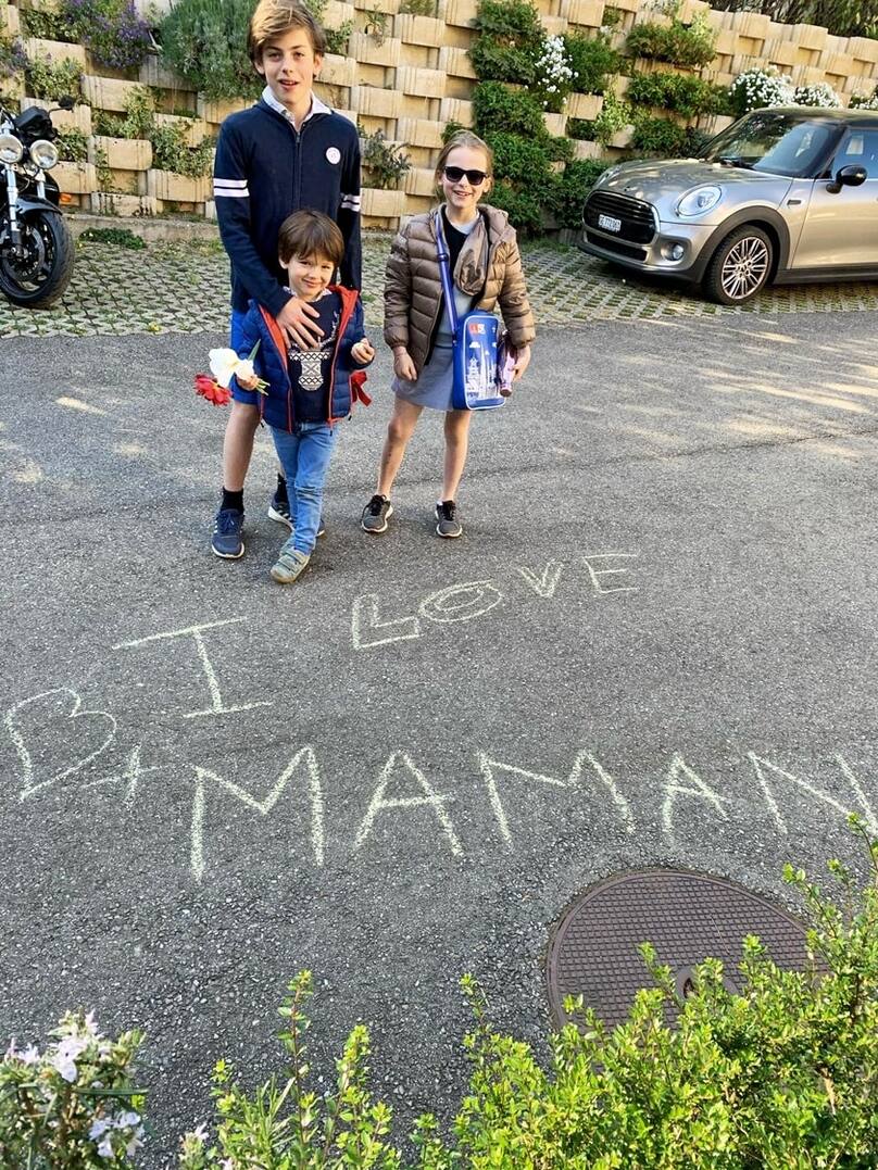 Les trois enfants de Delphine Lubomirski-Eggly, fondatrice de Healing Joy
