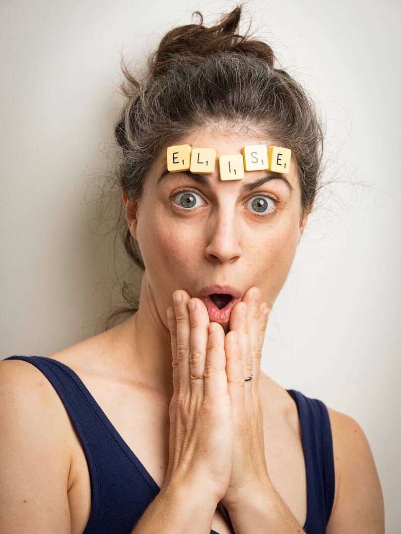 Elise Raphael, passionnée de Scrabble