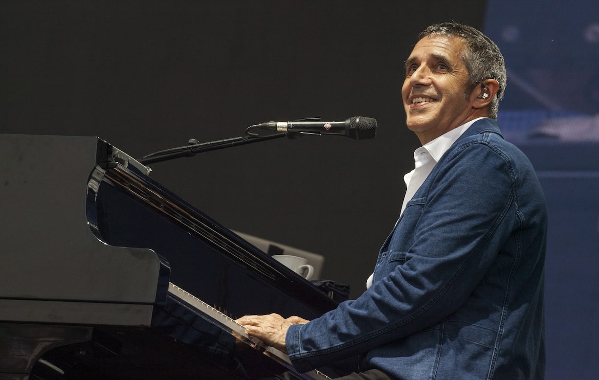 Julien Clerc durant le Festival d'été de Quebec de 2016.