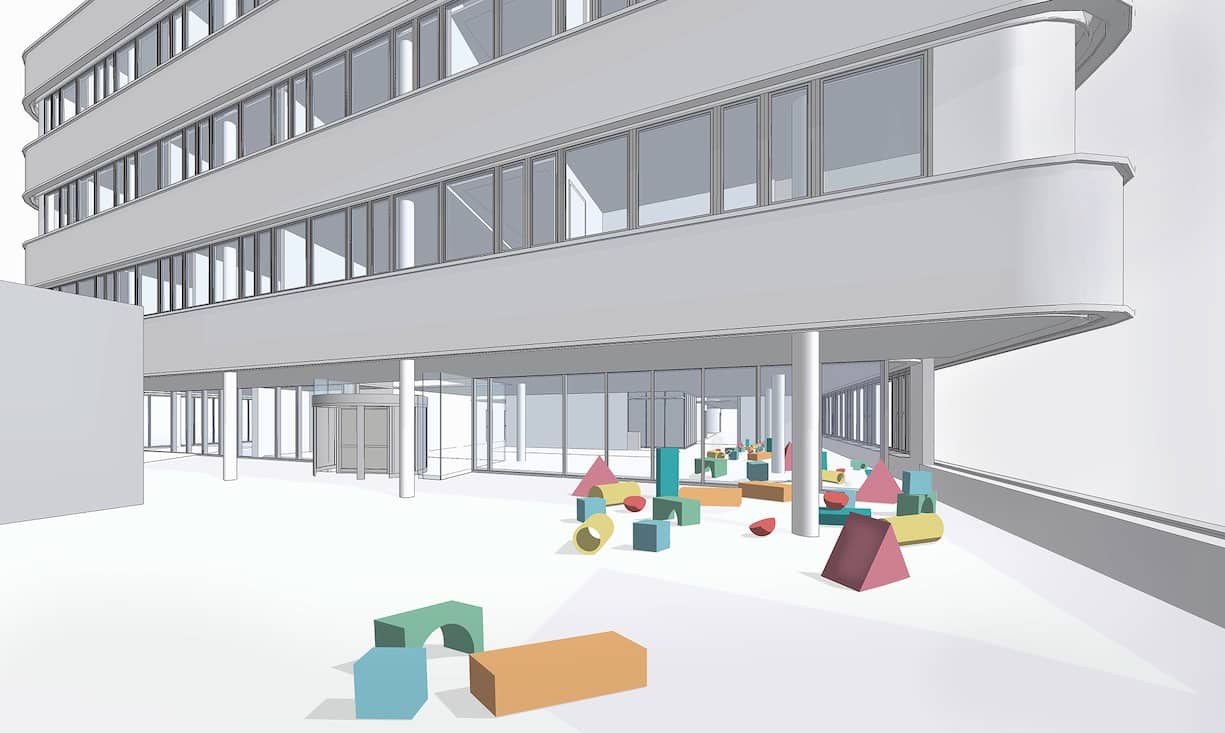 Accueil au futur Hôpital des enfants au CHUV.
