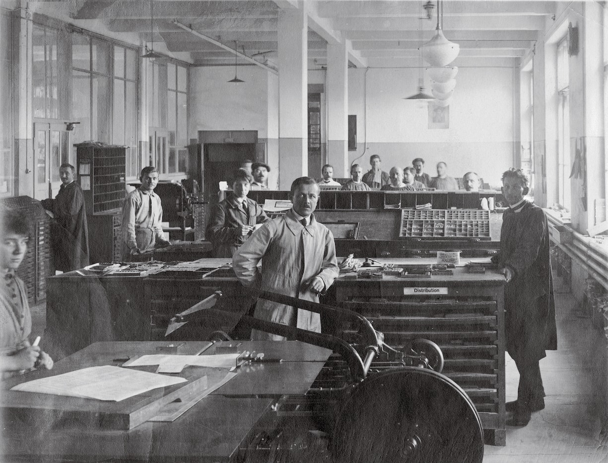 Atelier typographique de l'Imprimerie coopérative,