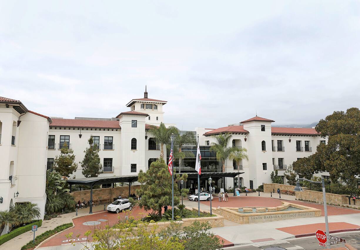 A view of the outside Santa Barbara Cottage Hospital, where Meghan, Britain's Duchess of Sussex, gave birth to her and Prince Harry's second child, Lilibet 'Lili' Diana Mountbatten-Windsor, in Santa Barbara, California, U.S., June 6, 2021. REUTERS/Daniel Dreifuss