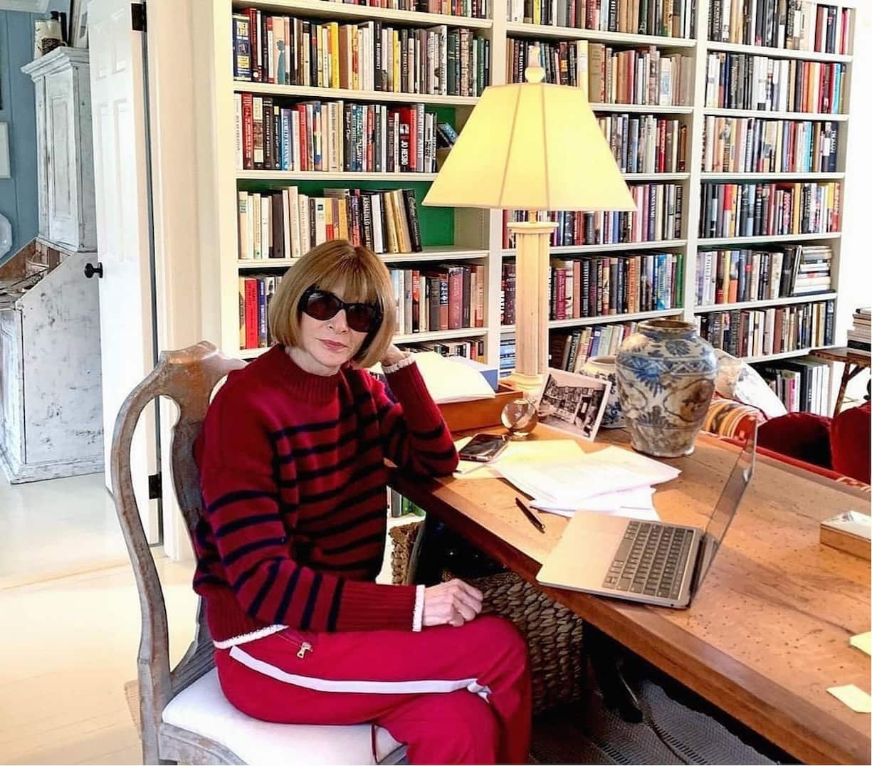 Anna Wintour en survêtement 