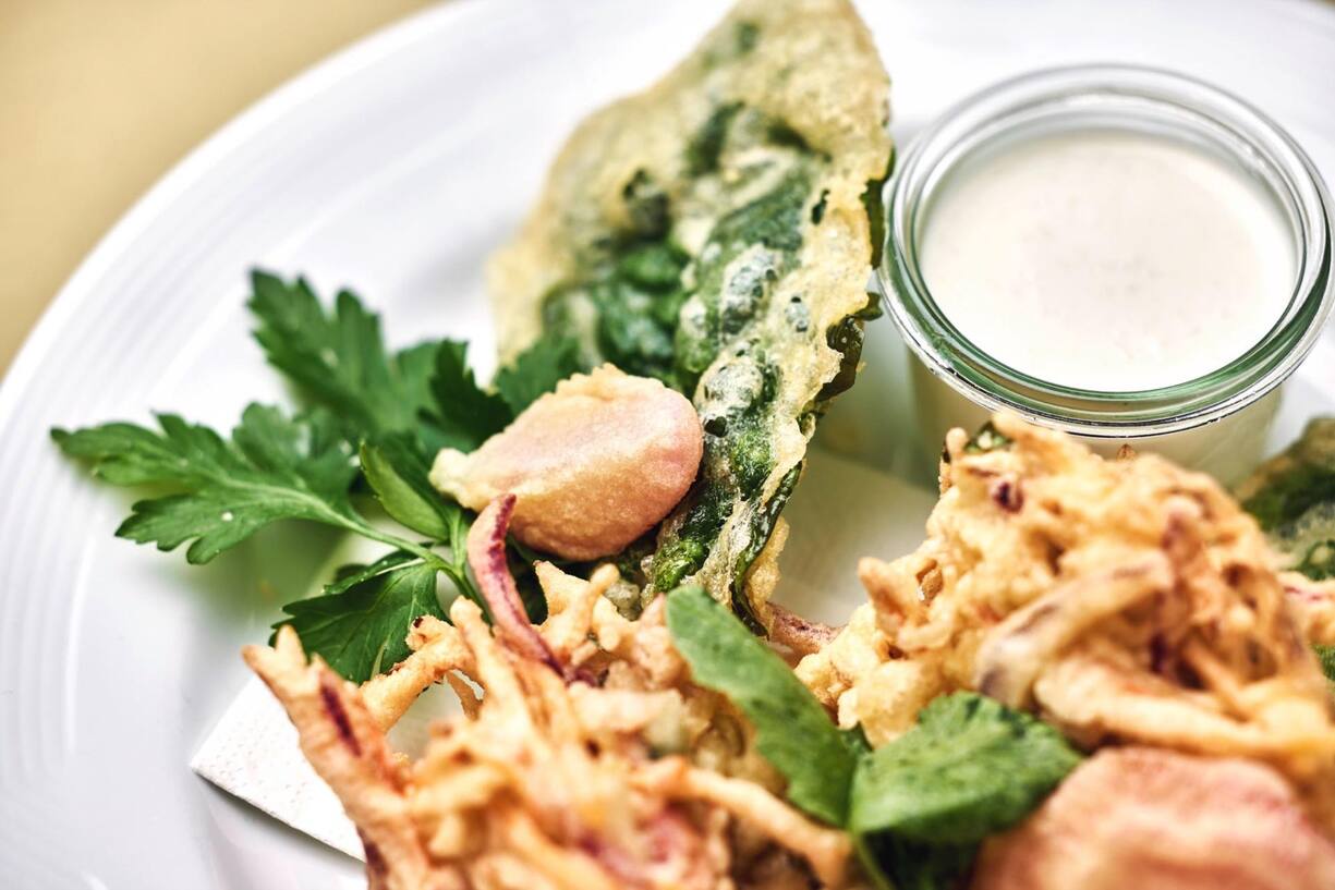 Tempura de légumes d'hiver