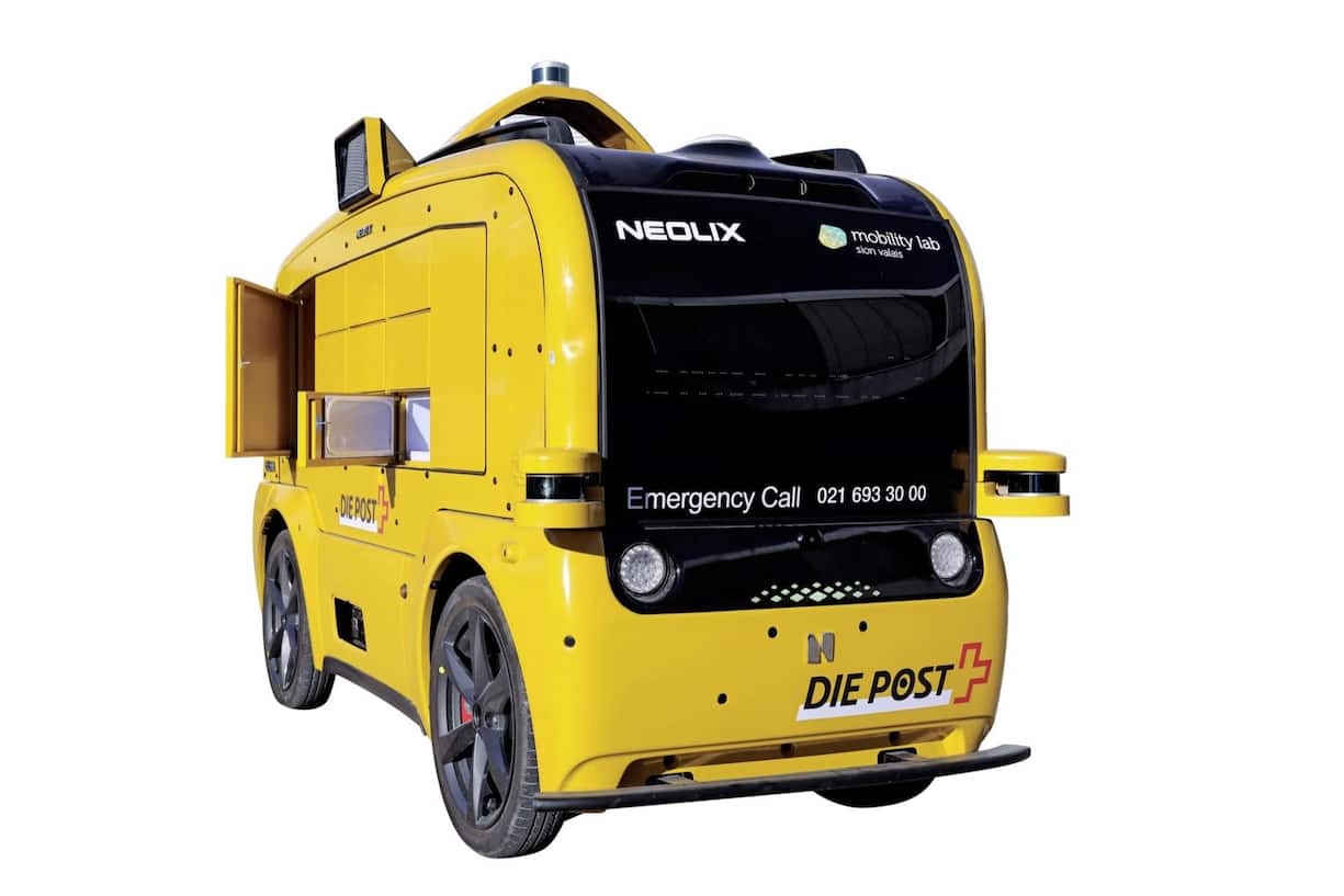 Voiturette électrique de La Poste