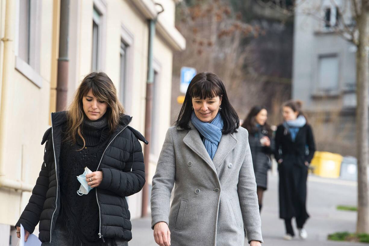 La chanteuse romande Angie Ott et Nathalie Guignard