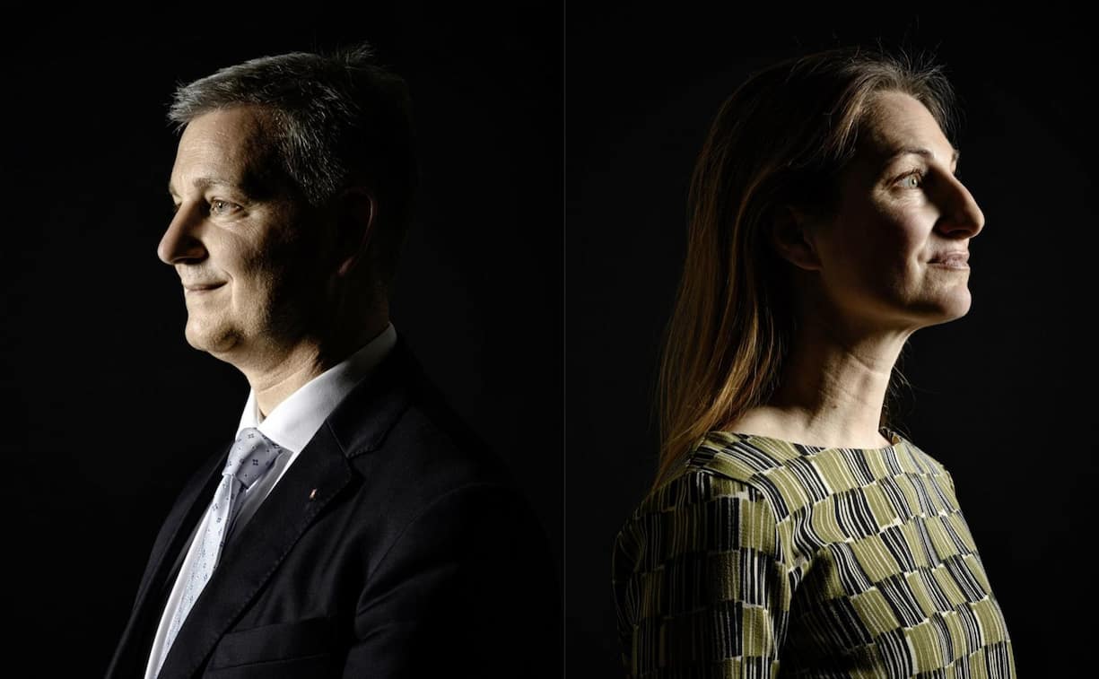 Marco Chiesa et Adèle Thorens Goumaz