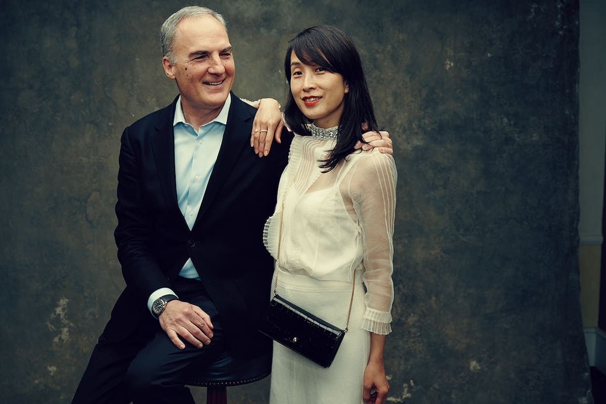 Laure Mi Hyun Croset et le professeur Xavier Oberson