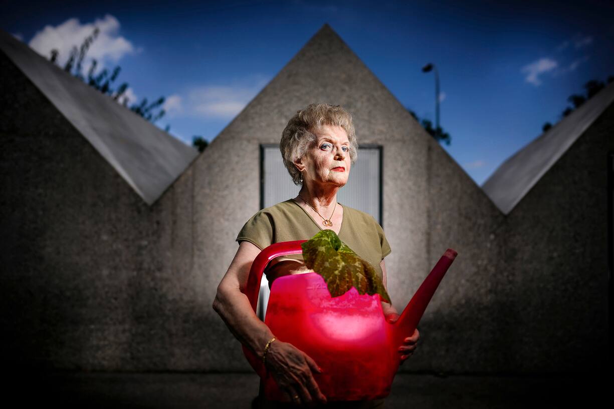 Domenica Trotti, bénévol, donne des cours de dance au senior, au CAD. Genève juillet 2020 Genève juillet 2020