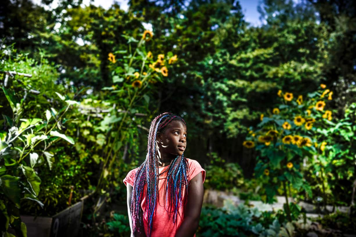 Vanessa 9 ans du Nigéria. >. CENTRE DâHEÌBERGEMENT COLLECTIF DU BOIS-DE-BAY, Hospice Général. Genève septembre 2020. © Nicolas Righetti | Lundi13
