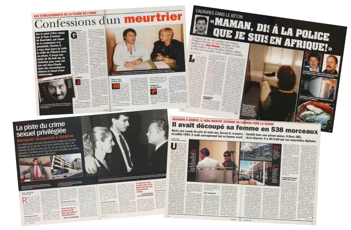 Antoine Droux, journaliste à la RTS,  a notamment repêché plusieurs articles de «L’illustré» pour son podcast «Crimes suisses»