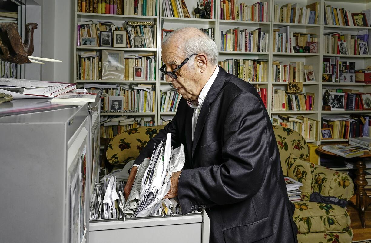 Jean Ziegler, portrait primé par le Swiss Press Photo