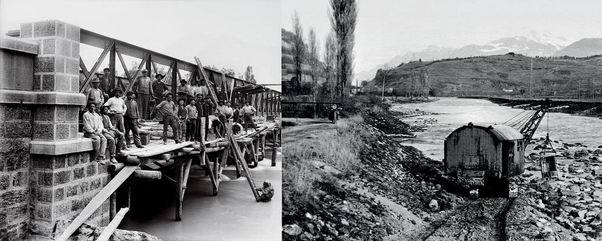 Les diverses étapes de l'endiguement du Rhône