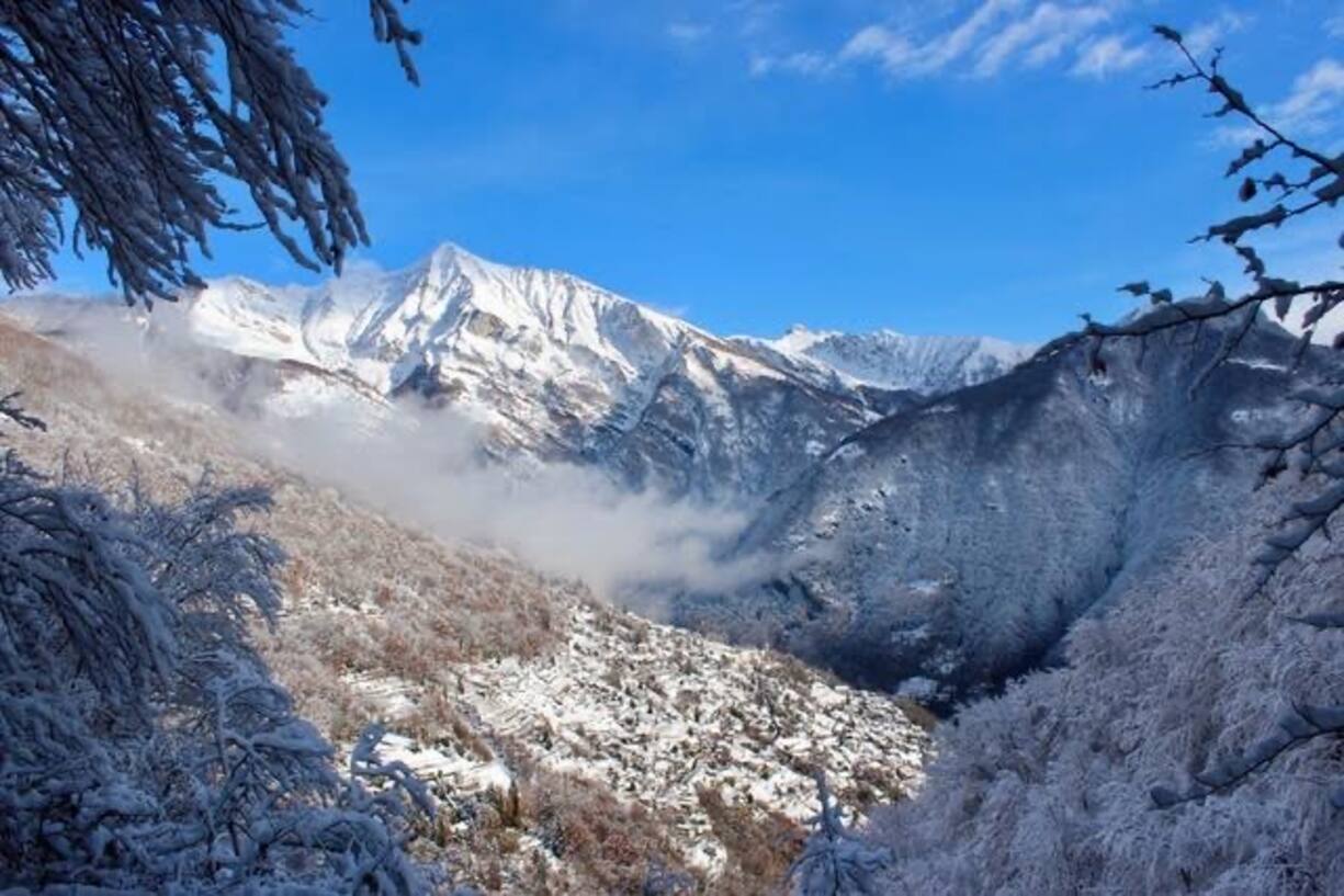 Première neige à Cà Armonia