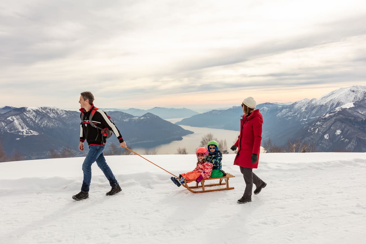Hiver en famille à Ascona-Locarno