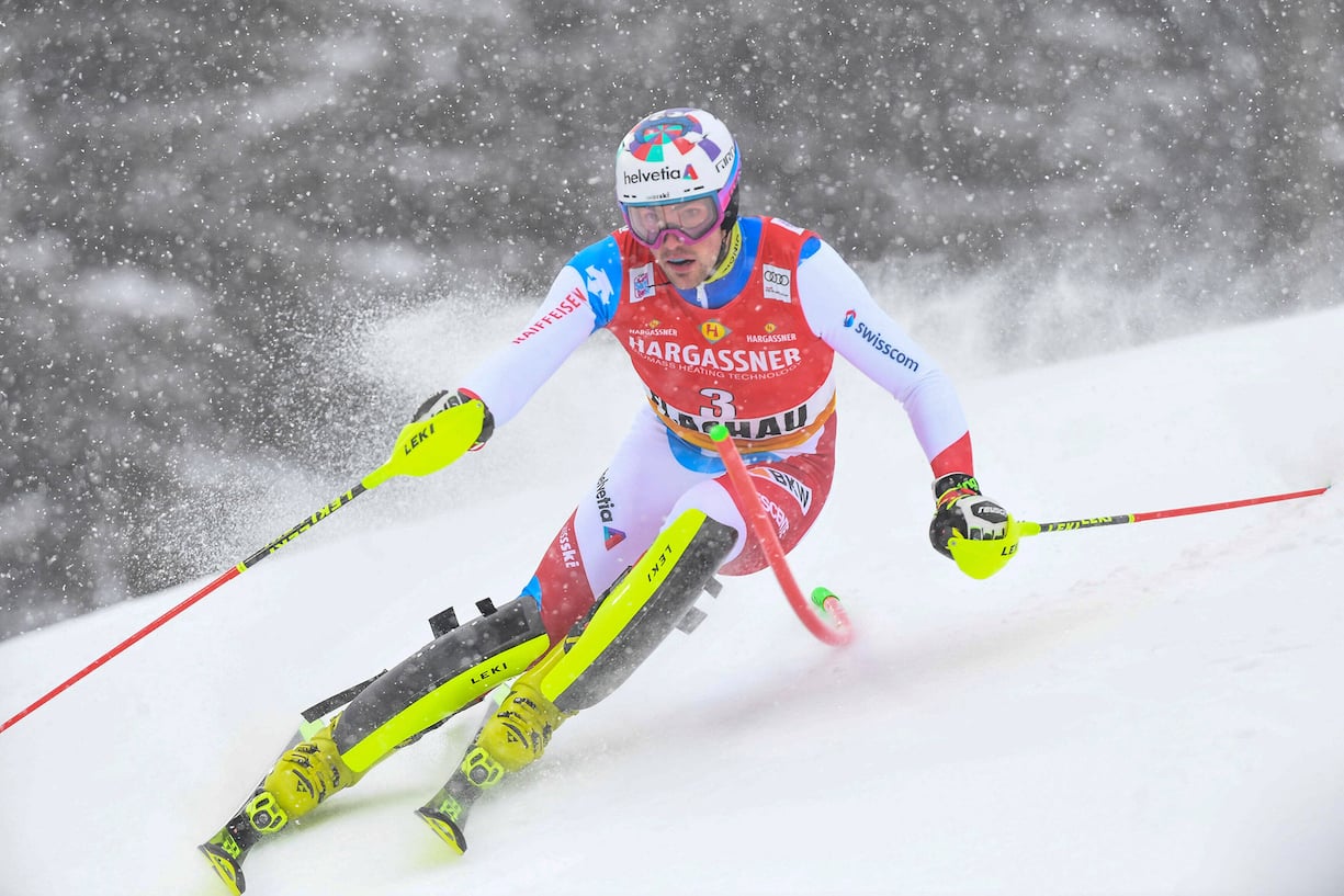 Daniel Yule à Flachau en Autriche 