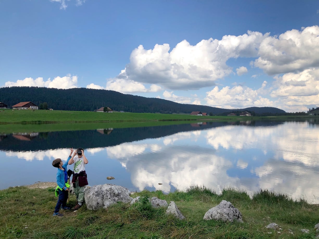 Lac des Taillères dans le canton de Neuchâtel