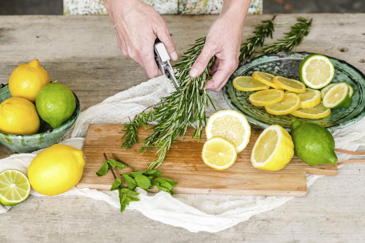 Bougie anti-moustiques au citron
