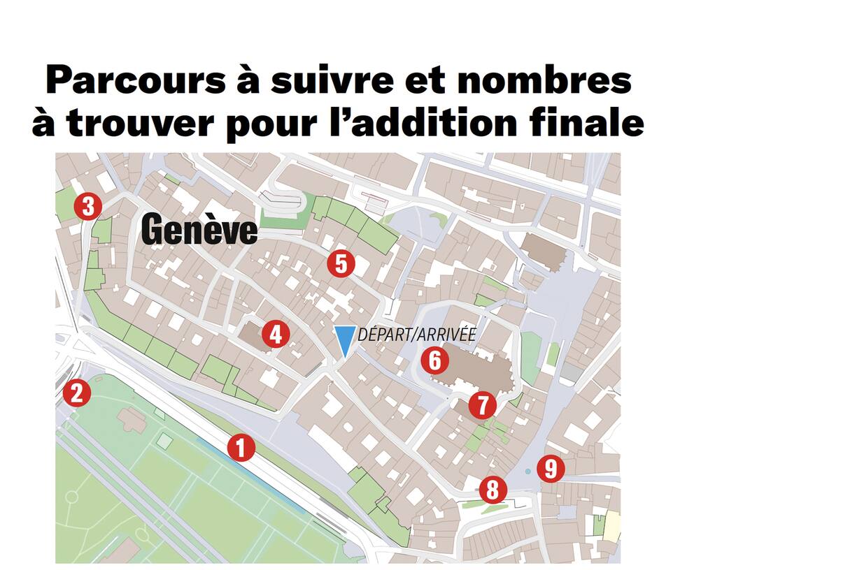 chasse au trésor de Genève
