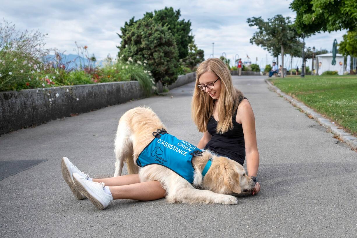 Sam, chien d'assistance