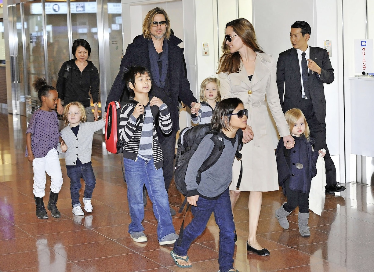 Brad Pitt et Angelina Jolie