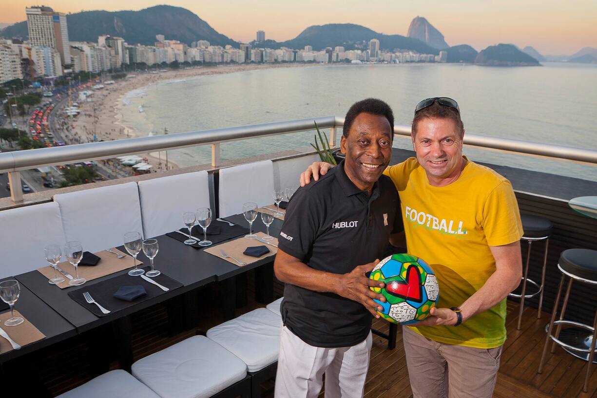Pelé et Christian Rappaz