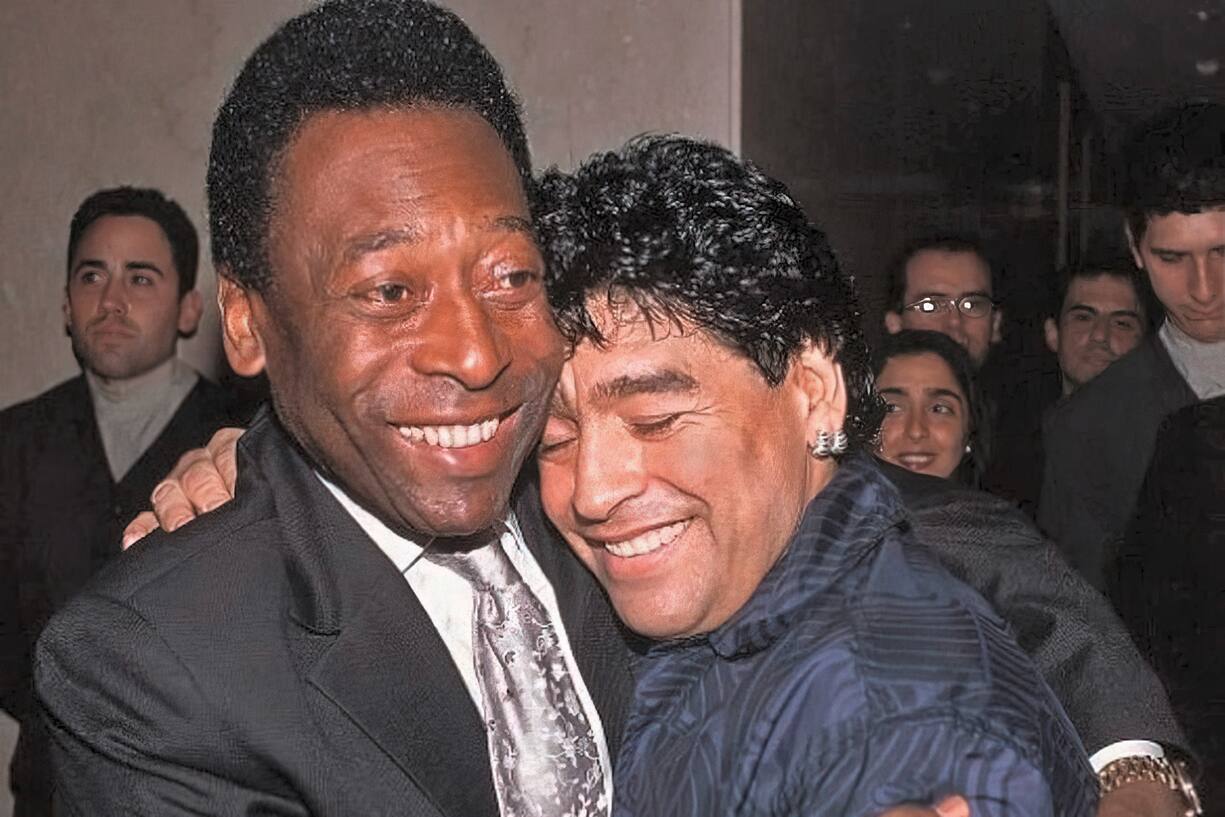 Pelé et Maradona